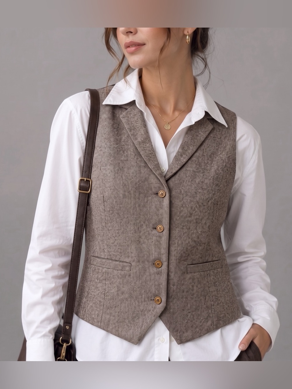 VINTAGE Tweed Vest